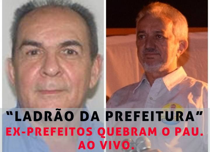 Ex-prefeitos de Campo Maior se xingam ao vivo. "ladrão de prefeitura"